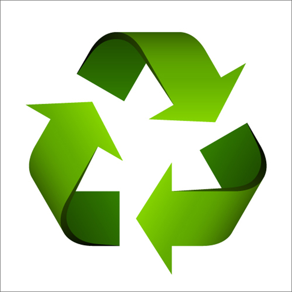 image of green recycling icon 